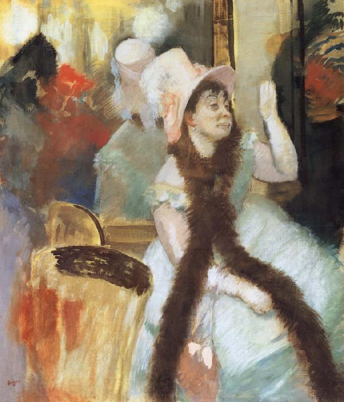 Edgar Degas Portrait apres un Bal costume Germany oil painting art